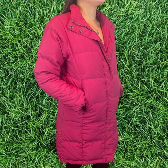 L.L. Bean Pink Down Puffer Coat - Picture 1 of 6